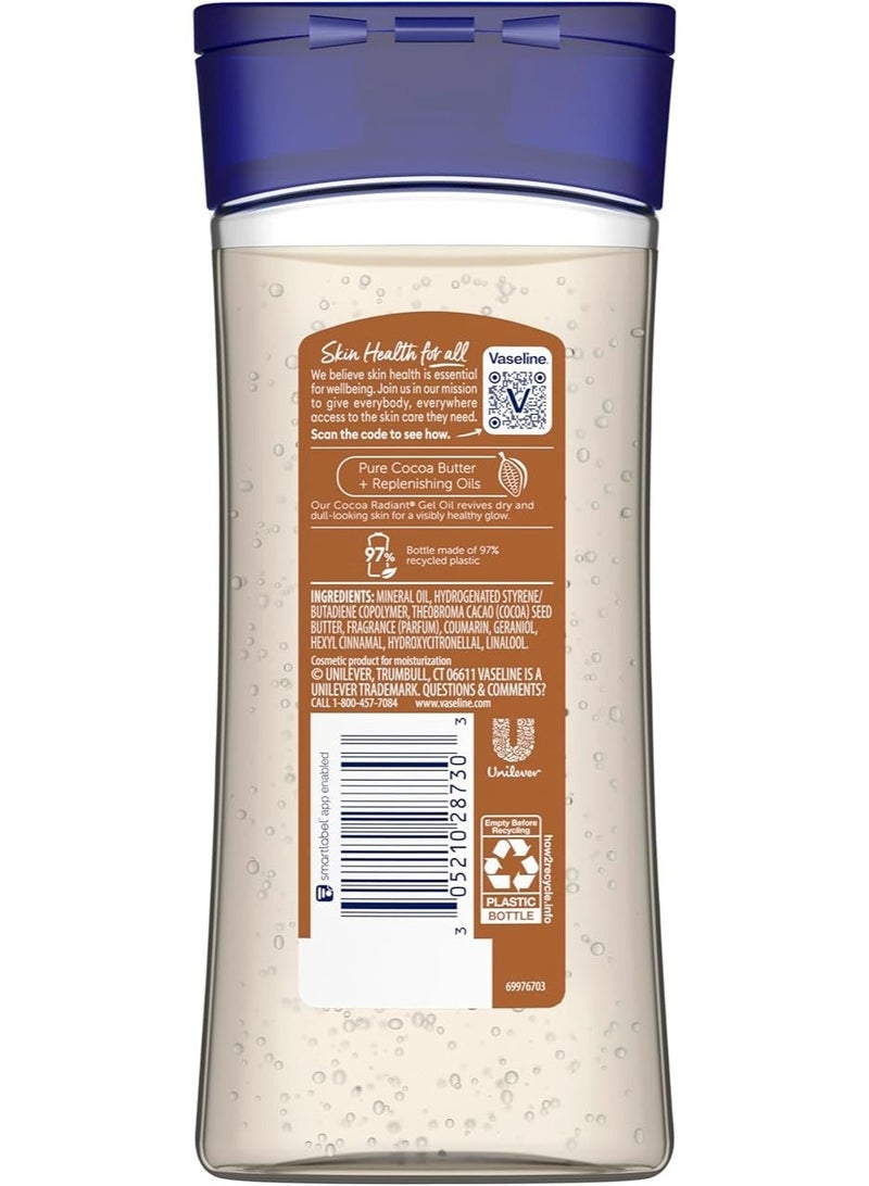 Vaseline Intensive Care Cocoa Radiant Cocoa Butter Body Gel Oil 200ml - Image 5